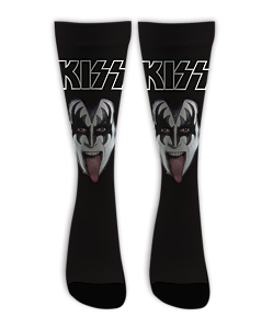 Meia Cano Alto - Kiss - Face PB