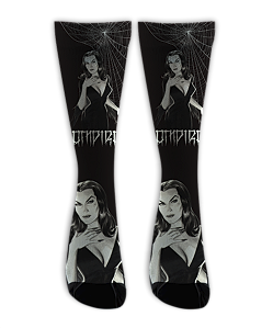 Meia Cano Alto - Vampira