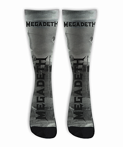 Meia Cano Alto -  Megadeth