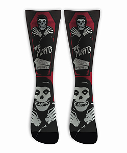 Meia Cano Alto -  Misfits - Horror Business