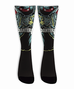 Meia Cano Alto - Pantera - Cowboys From Hells Color