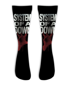 Meia Cano Alto - System Of a Down