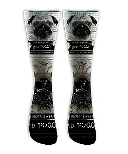 Meia  Cano Alto - Bad Pug