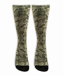 Meia  Cano Alto - Camuflagem Caramelo