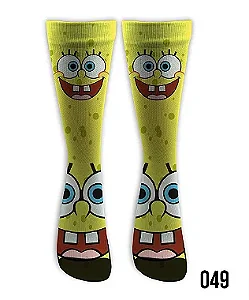 Meia Cano Alto - Bob Esponja