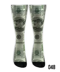 Meia  Cano Alto - Dolar