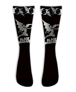 Meia Cano Alto - Black Sabbath - Originals