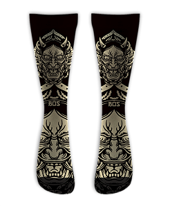 Meia  Cano Alto - Hannya - Crema