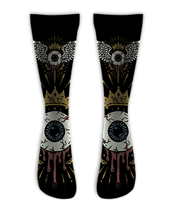 Meia  Cano Alto - FLy Eye King