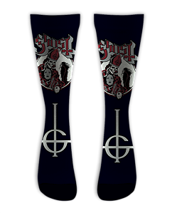 Meia  Cano Alto - Ghost Symbol