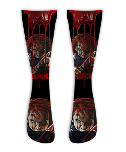 Meia Cano Alto - Chucky Boneco Assassino
