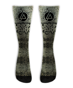 Meia  Cano Alto - Linkin Park Grunge Wall
