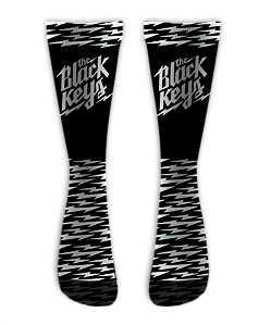 Meia  Cano Alto - The Black Keys - Thunder Black