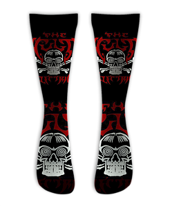 Meia  Cano Alto - The Cult Skull