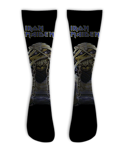 Meia  Cano Alto - Iron Maiden - POWER SLAVE