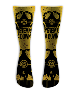 Meia  Cano Alto - System Of a Down - Toxicity