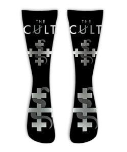 Meia  Cano Alto - The Cult TOUR 2025 - Black