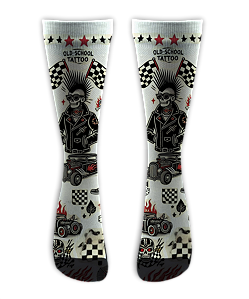 Meia Cano Alto - School of Tattoo