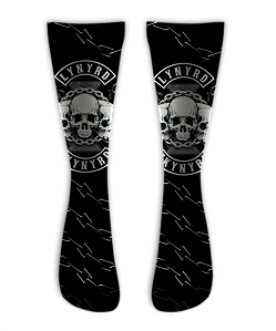 Meia Cano Alto - Lynyrd Skynyrd - Black Chains