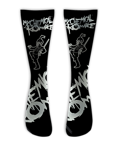 Meia Cano Alto - My Chemical Romance - Soldier Black