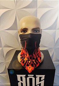 Bandana Flame Preta