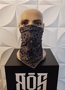 Bandana Mexicana Cinza