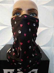 Bandana Patinhas Preta