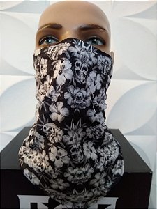 Bandana Floral Caveira
