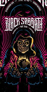 BANDEIRA TOALHA - BLACK SABBATH - THE END TOUR
