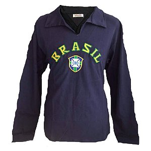 Camisa Goleiro Seleção Brasileira 1970 - Retro Original Athleta