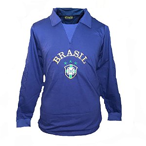 Camisa Brasil Athleta Copa 1970 Vintage Original Retro - Camisa de