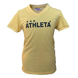 Camiseta Athleta Retrô Amarela Brasil #11 - Tamanho P