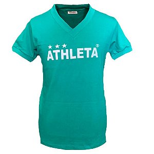 Camisa Brasil Athleta Treino Década 1970 Retro Licenciada