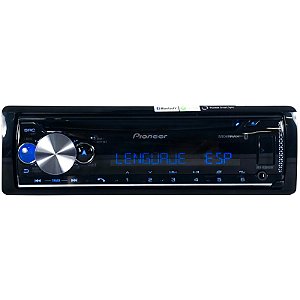 toca CD Automotivo Pioneer DEH-X5000BT com Bluetooth/USB/Auxiliar - Preto