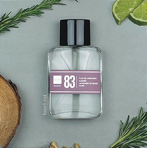 Perfume 83 - Flora de Laranjeira, Alecrim, Jacarandá do Brasil