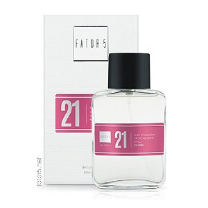 Perfume 21 - Rosa da Bulgária, Groselha Preta, Vanila - 60ml