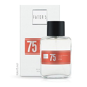Perfume 75 - Flor de Laranjeira, Incenso e Sândalo - 60ml