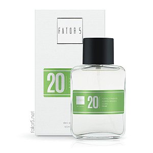 Perfume 20 - Hortelã Pimenta, Madeira Branca, Couro