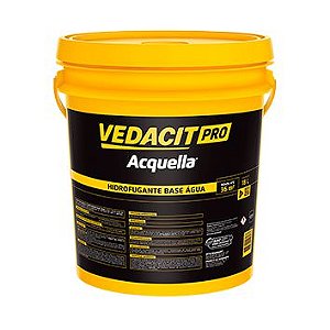 Silicone para Fachada Acquella Hidrofugante base água -18L- VEDACIT