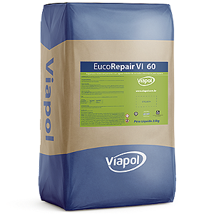 Argamassa de Recuperção Eucorepair VI 60 - 25 KG - Viapol