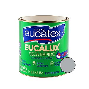 Esmalte Sintético Eucalux Platina Brilhante- 900ml - Eucatex