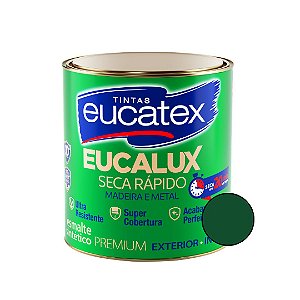 Esmalte Sintético Eucalux Verde Colonial Brilhante- 900ml - Eucatex