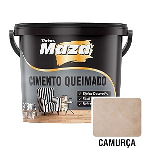 Revestimento Cimento Queimado Camurça - 5,6KG - Maza