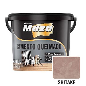 Revestimento Cimento Queimado Shitake - 5,6KG - Maza