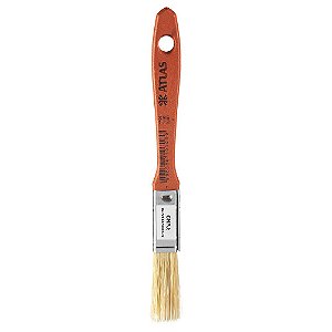 Trincha Pincel para Stain e Verniz Ref: 396/1 - 1/2" - Atlas