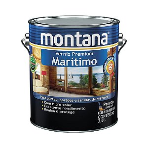 Verniz Marítimo Acetinado Natural- 3,6l -Montana