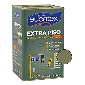 Tinta Acrílica Extra Piso Premium Fosco Concreto 18L - Eucatex