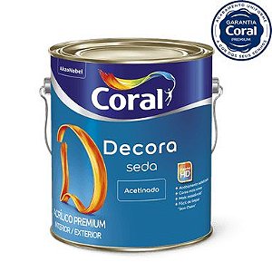 Tinta Acrílica Decora Seda Acetinado Branco 3,6L - Coral