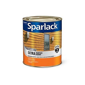 Verniz Extra Marítimo Fosco Natural 900ml - Sparlack