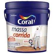Massa Corrida 1,5Kg - Coral